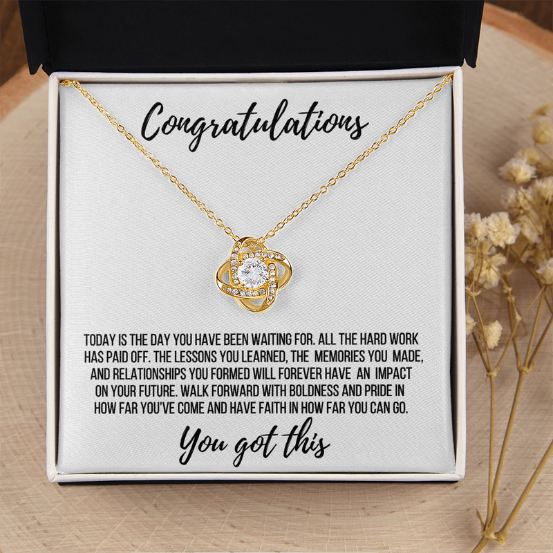 Graduation Gift - Love Knot Necklace
