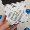To My Queen | Love Knot Necklace |W