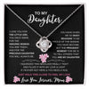 To My Daughter | From Mom | Forever Love Necklace
