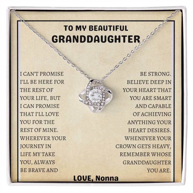 To My Granddaughter |Love Knot from  | Nonna