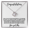Graduation Gift - Love Knot Necklace