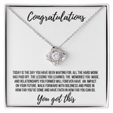Graduation Gift - Love Knot Necklace