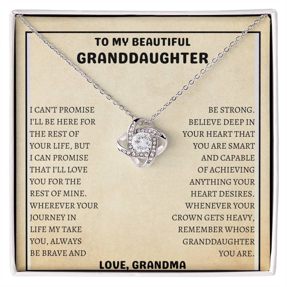 Love knot | TO My Granddaughter
