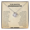 Grandaughter Love Knot Necklace