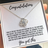 Graduation Gift - Love Knot Necklace