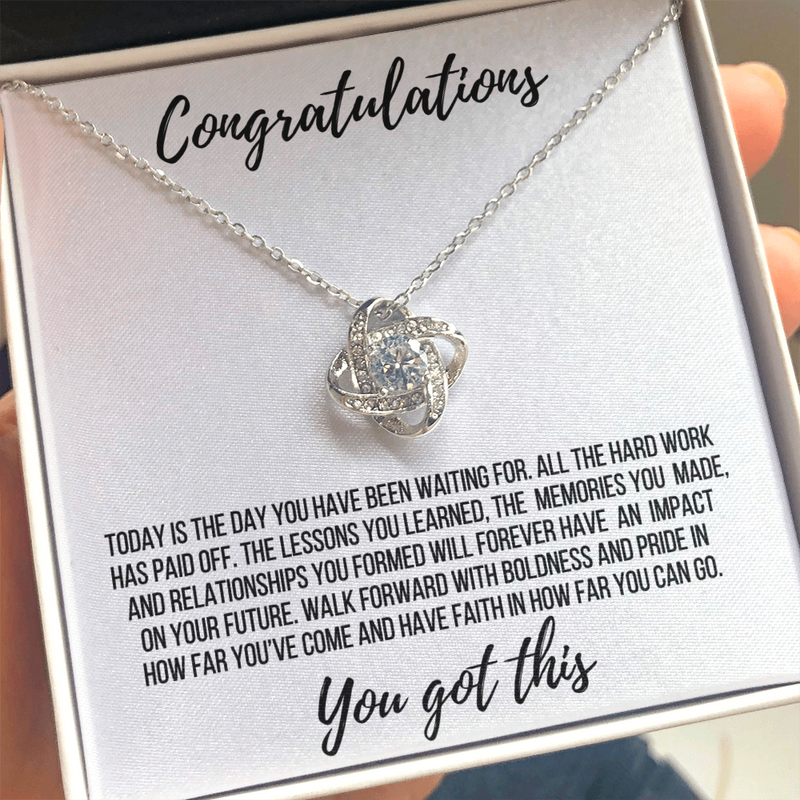 Graduation Gift - Love Knot Necklace