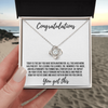 Graduation Gift - Love Knot Necklace