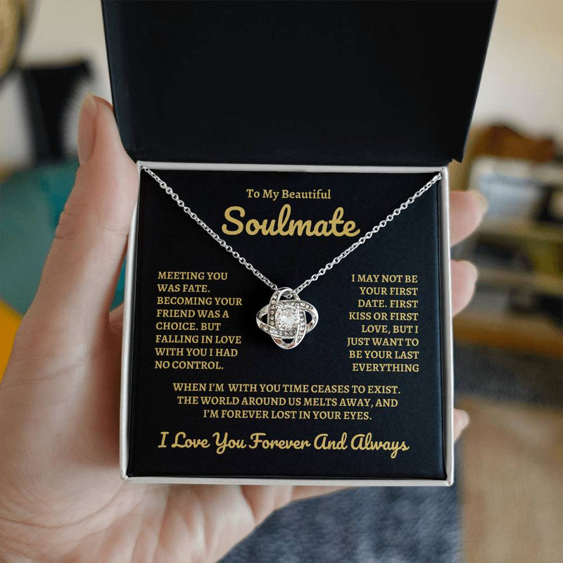 Soulmate - Time Ceases To Exist - Love Knot Necklace