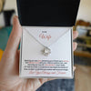 TO MY WIFE LOVE KNOT NECKLACE | VALENTINE'S DAY GIFT