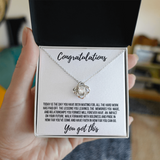 Graduation Gift - Love Knot Necklace