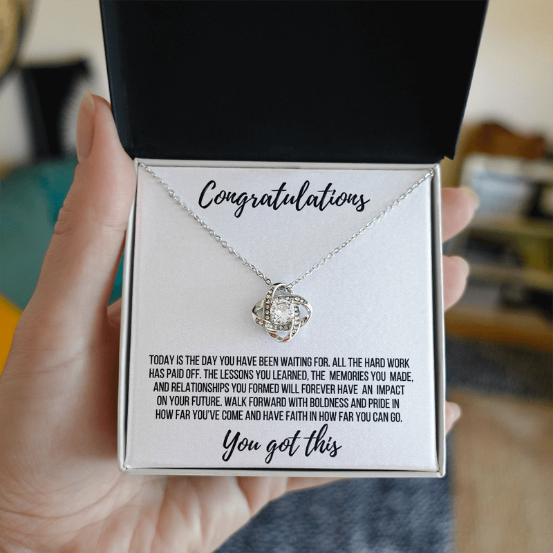 Graduation Gift - Love Knot Necklace