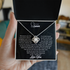 To My Queen | Love Knot Necklace|B
