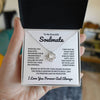To My Beautiful Soulmate | Time Ceases To Exist - Love Knot Necklace | W