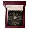 To My Beautiful Wife | Love Knot Necklace