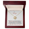 TO MY WIFE LOVE KNOT NECKLACE | VALENTINE'S DAY GIFT