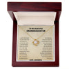 To My Granddaughter Love Knot Necklace From Grandpa