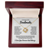 To My Beautiful Soulmate | Time Ceases To Exist - Love Knot Necklace | W