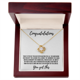 Graduation Gift - Love Knot Necklace
