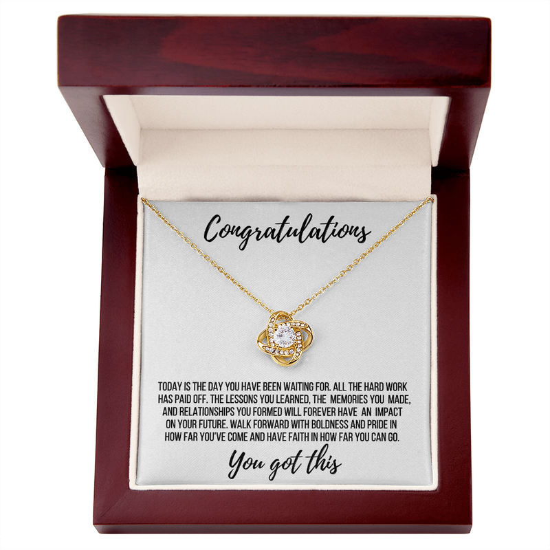 Graduation Gift - Love Knot Necklace