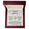 To My Wife | Love Knot Necklace