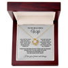To My Beautiful Wife | Love Knot Necklace|W