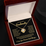 Soulmate - Time Ceases To Exist - Love Knot Necklace