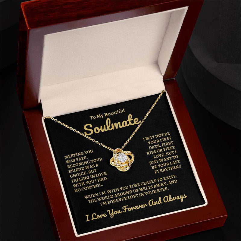 Soulmate - Time Ceases To Exist - Love Knot Necklace