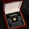 To My Beautiful Soulmate | Time Ceases To Exist - Love Knot Necklace | B