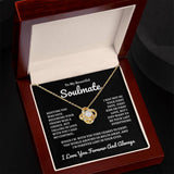 To My Beautiful Soulmate | Time Ceases To Exist - Love Knot Necklace | B