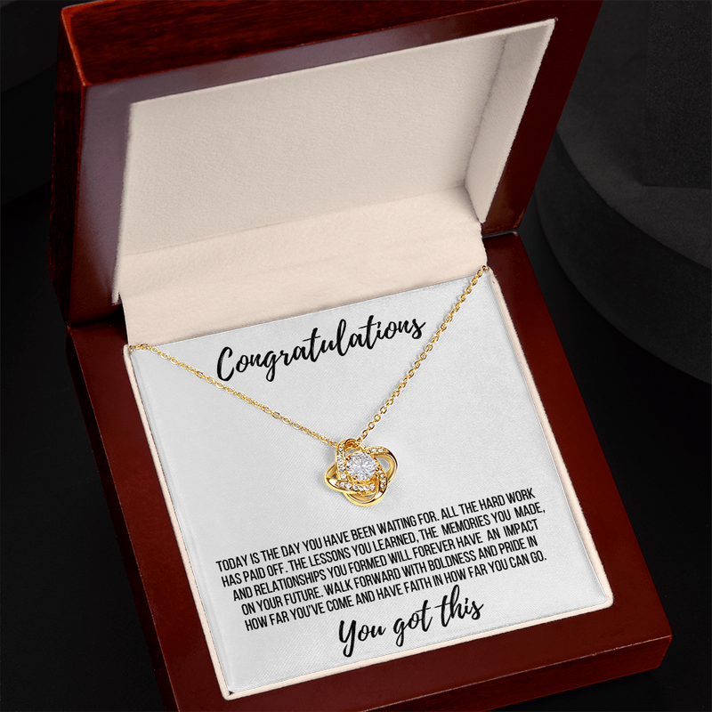 Graduation Gift - Love Knot Necklace