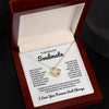 To My Beautiful Soulmate | Time Ceases To Exist - Love Knot Necklace | W