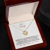 TO MY WIFE LOVE KNOT NECKLACE | VALENTINE'S DAY GIFT