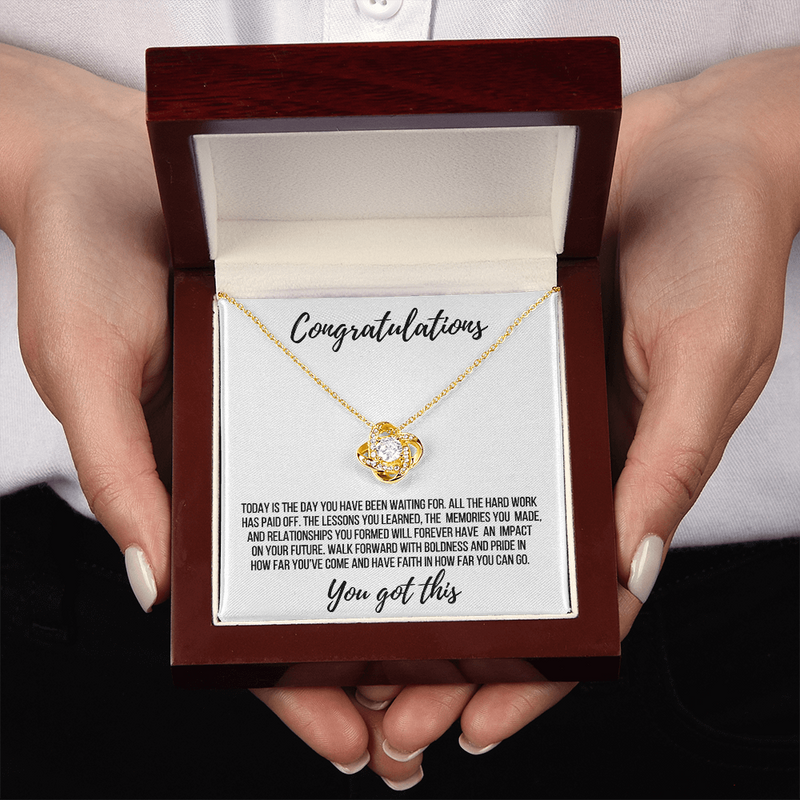 Graduation Gift - Love Knot Necklace