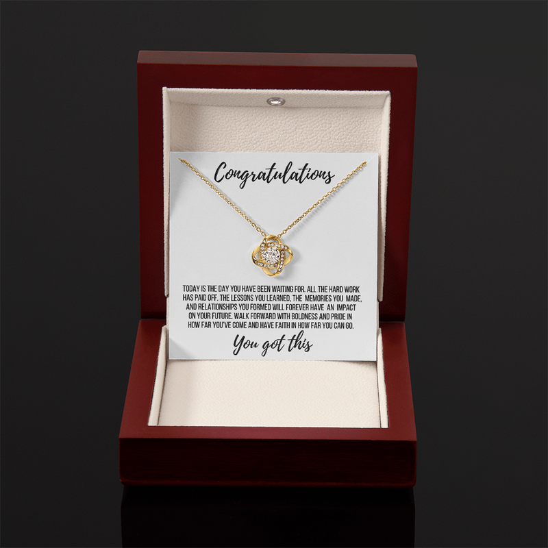 Graduation Gift - Love Knot Necklace