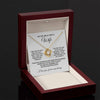 To My Beautiful Wife | Love Knot Necklace|W