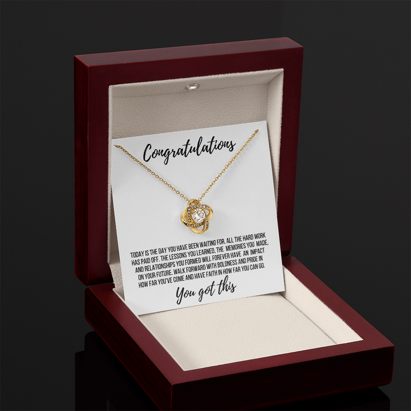 Graduation Gift - Love Knot Necklace