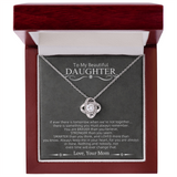 To My Beautiful Daughter | Love Knot Necklace