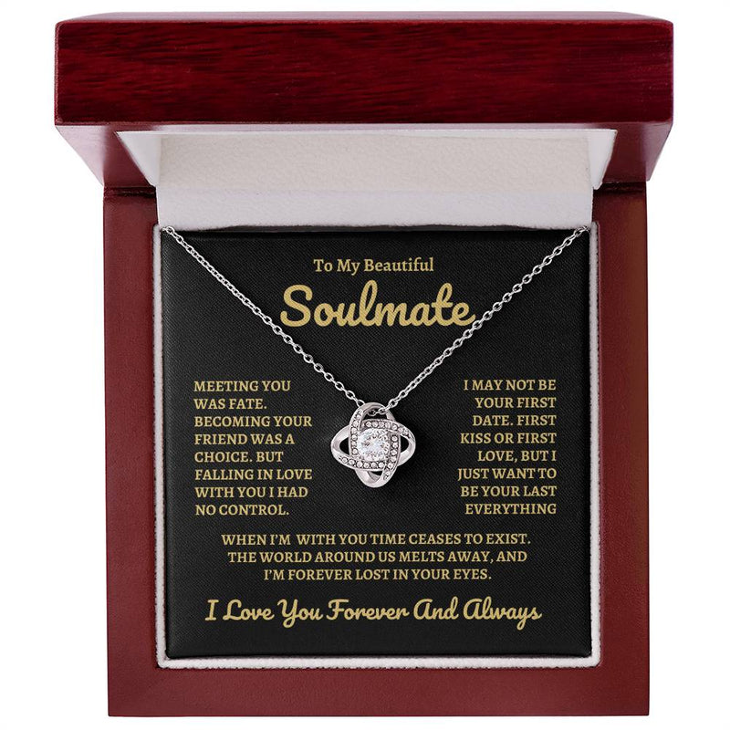Soulmate - Time Ceases To Exist - Love Knot Necklace