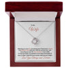 TO MY WIFE LOVE KNOT NECKLACE | VALENTINE'S DAY GIFT