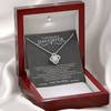 To My Beautiful Daughter | Love Knot Necklace