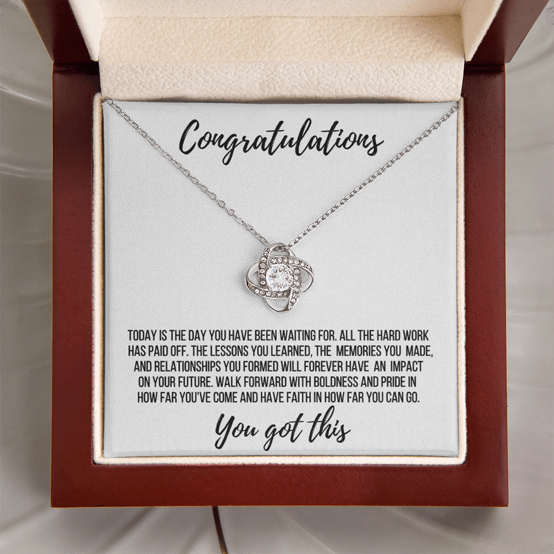 Graduation Gift - Love Knot Necklace