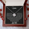 To My Queen | Love Knot Necklace|B