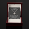 To My Beautiful Daughter | Love Knot Necklace.*