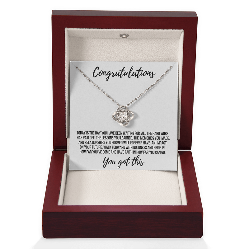Graduation Gift - Love Knot Necklace