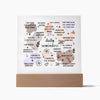 Daily Affirmations Acrylic Plaque