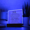 To My Wife - Square Acrylic Plaque|W