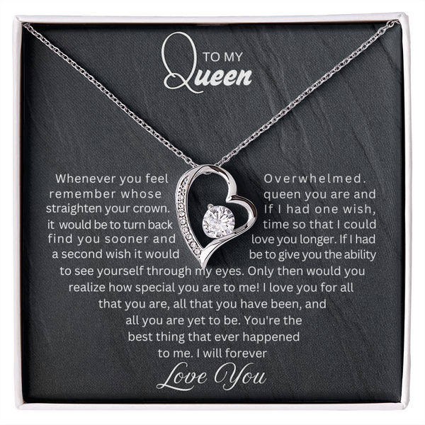 To My Queen | Forever Love Necklace|B