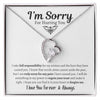 I'm Sorry For Hurting You | I Love You Forever Necklace