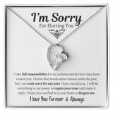 I'm Sorry For Hurting You | I Love You Forever Necklace