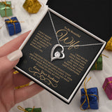 To My Beautiful Wife | Forever Love Necklace
